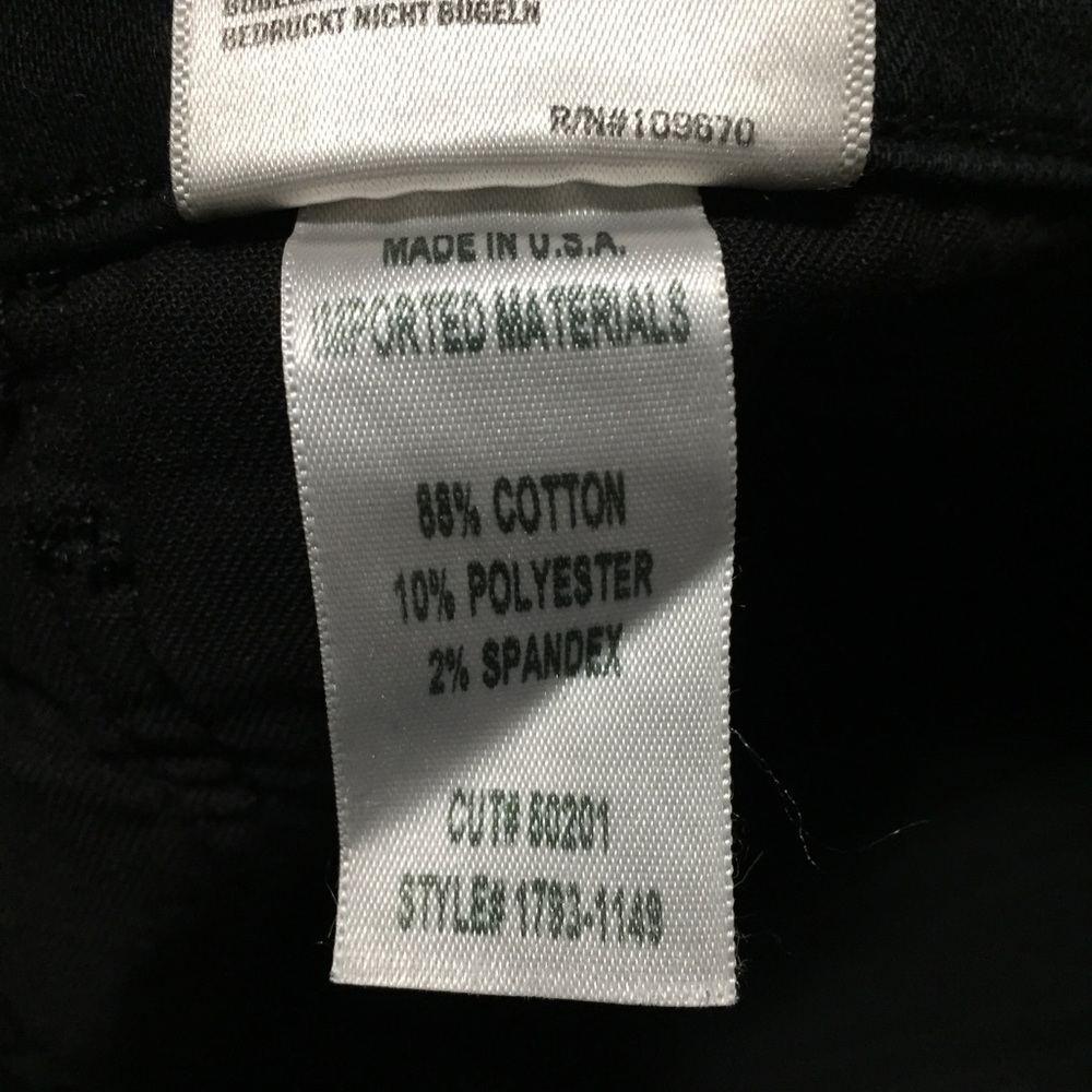 Citizens Of Humanity Emannuelle Slim Boot Jeans Women’s 30x31.5 Black Stretch - Picture 8 of 10
